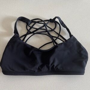 lululemon athletica Black Strappy Sports Bra